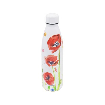 Poppy Field Water Bottle - Christines Pharmacy